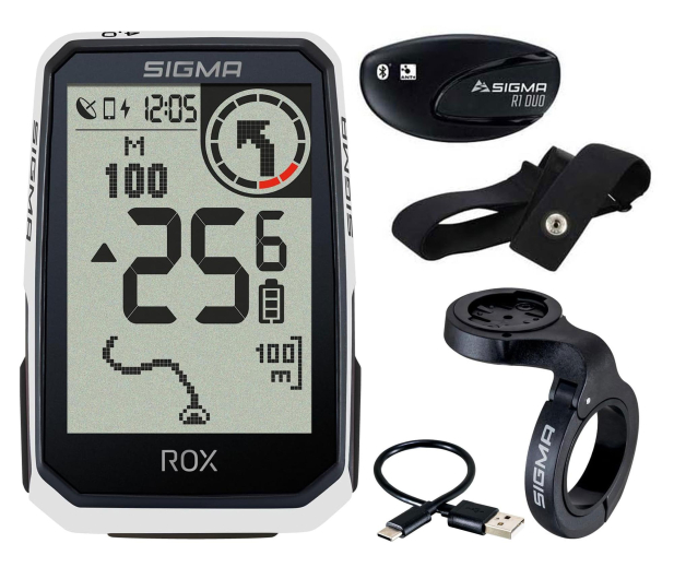 Sigma Sport licznik ROX 4.0 ENDURANCE HR SET biały - 1341770 - zdjęcie